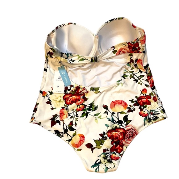 Cupshe swimsuit in 1X Floral One Piece NWT - Picture 2 of 4